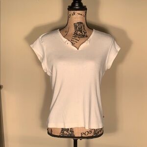 Tommy Hilfiger XL  White Fitted Cuffed Sleeve T-Shirt Sleepwear
